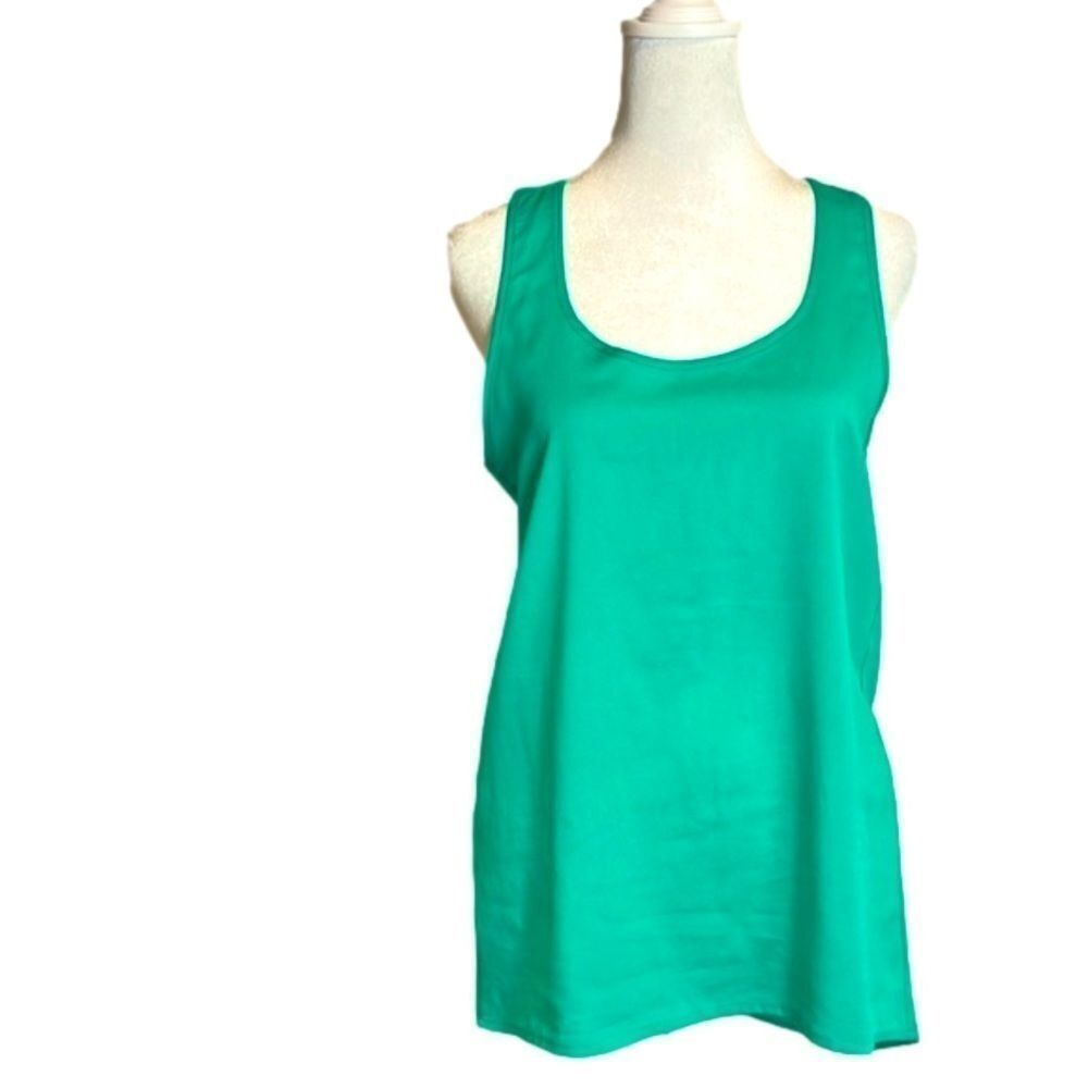 Nordstrom Soprano vibrant teal soft and flowy racer back tank - S